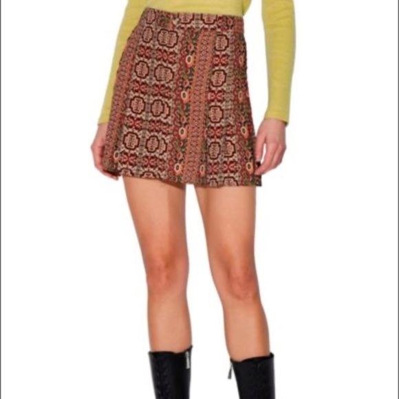 Walter Baker Women's Shauna Mini Skirt Size 4 100% Polyester Multicolor Casual - Picture 4 of 9